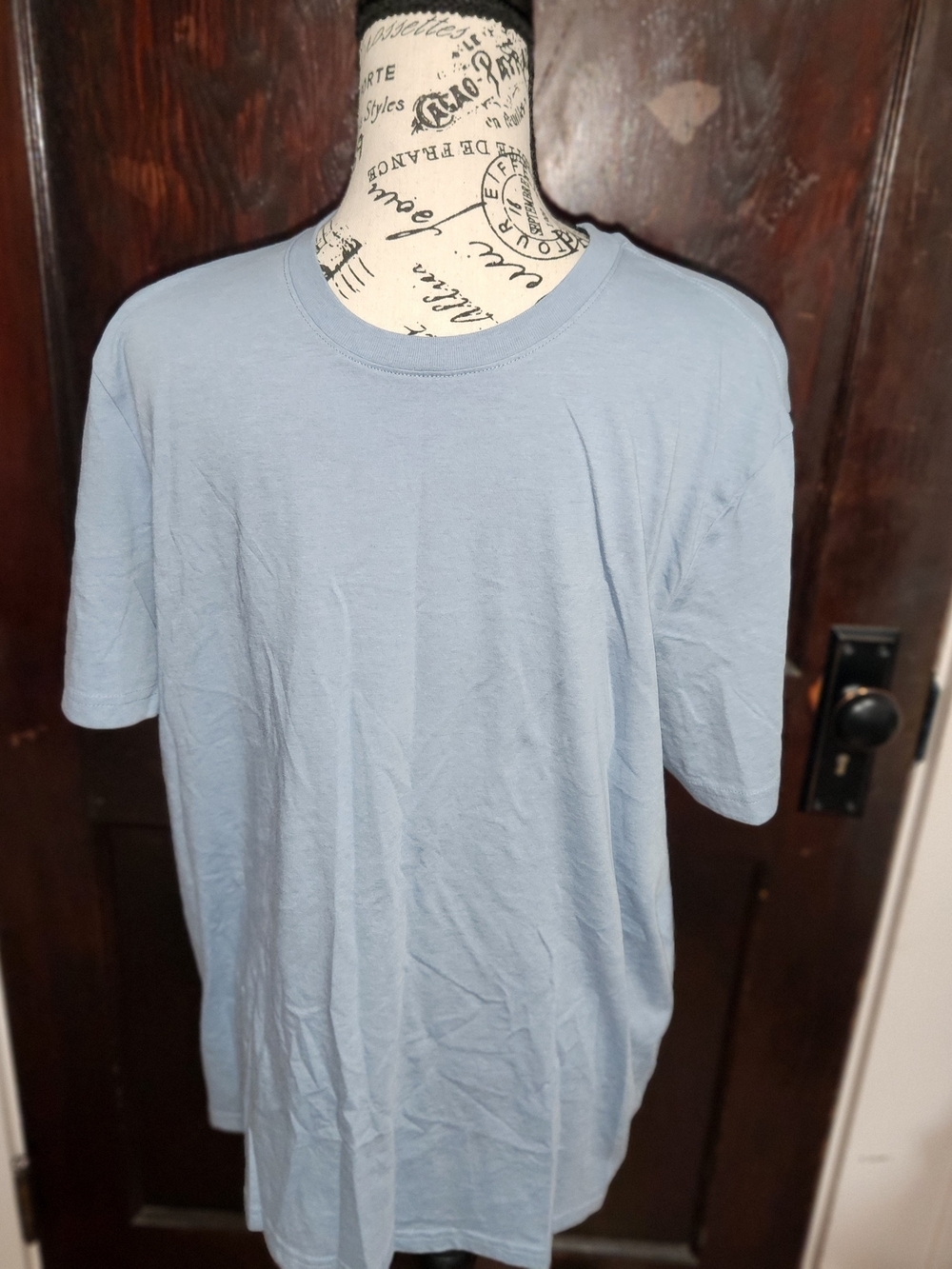 Sonoma Classic Crew Neck Men's T‑Shirt in Light Blue Large